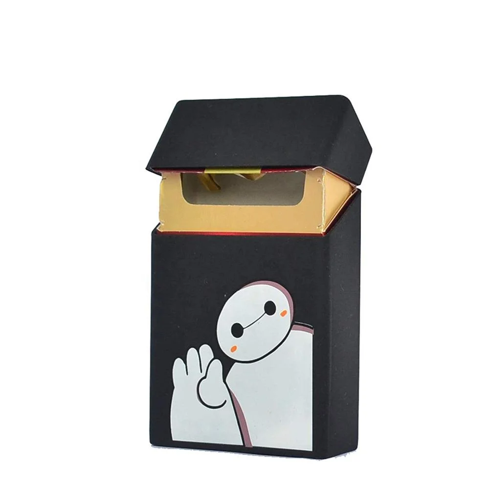 recycling eco-friendly customized logo printed protective cover holder silicone cigarette pack box