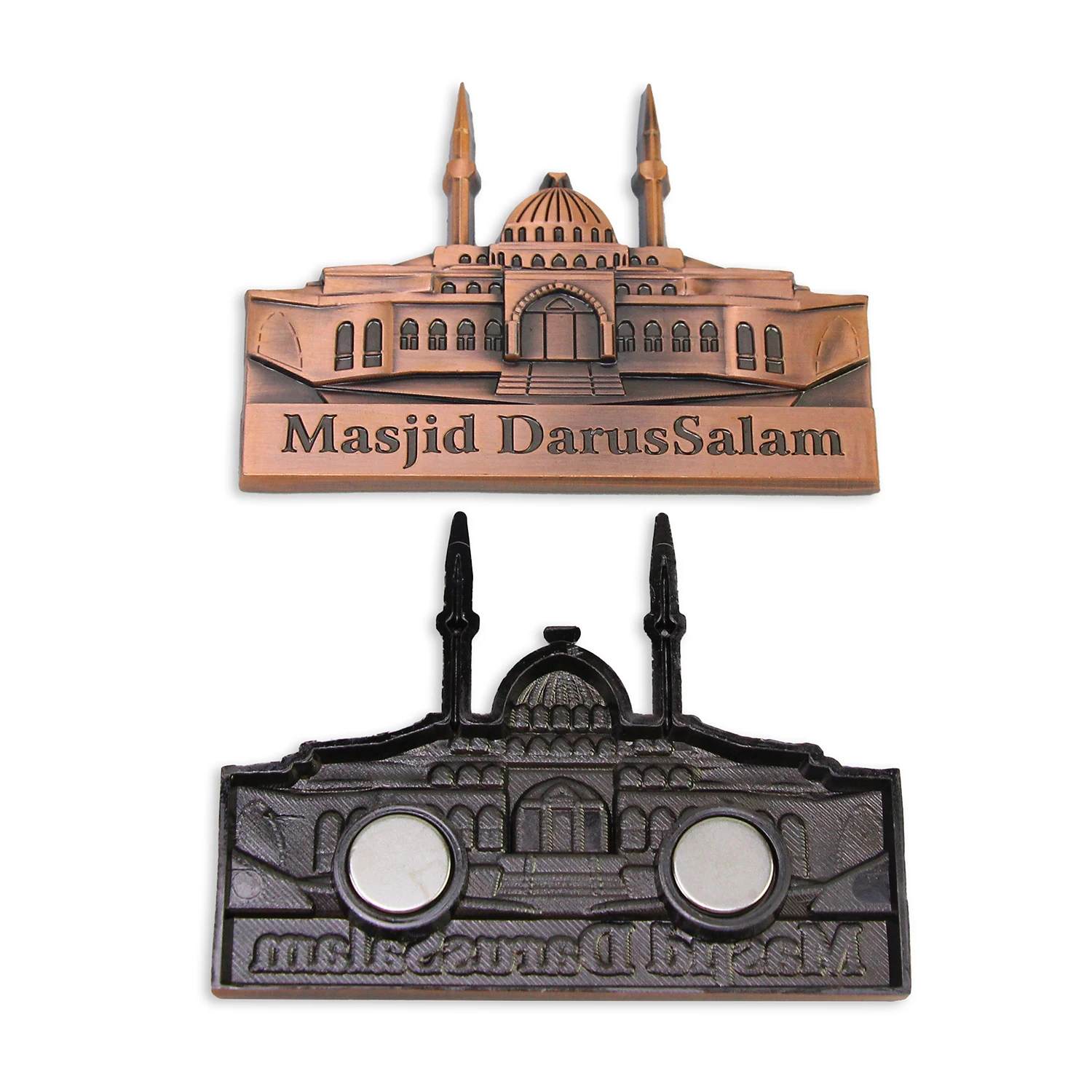 Custom Alloy Steel Magnetic Sticker 3D Metal Tourist Souvenir Refrigerator Fridge Magnet