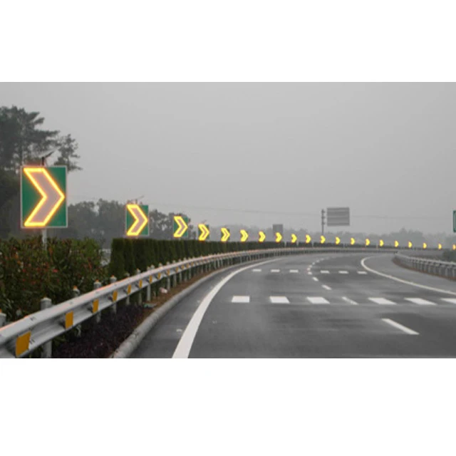 Ultra-thin Solar Power Traffic LED Sign for Traffic Safety Use Outdoor Use, Customized LED Color