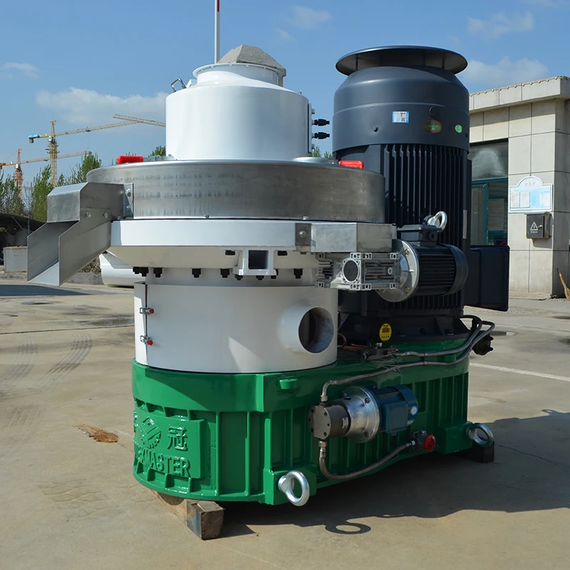 Rotex High Capacity Hot Sale 3-4T/H Capacity Centrifugal Vertical Ring Die Pellet Mill Equipment