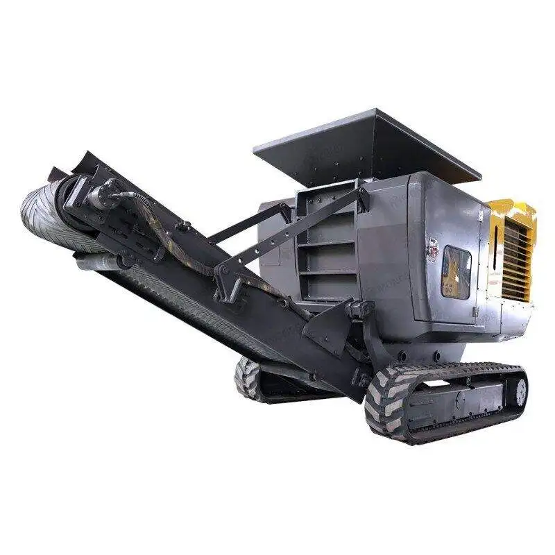 Mobile stone crushing plant mobile jaw crusher