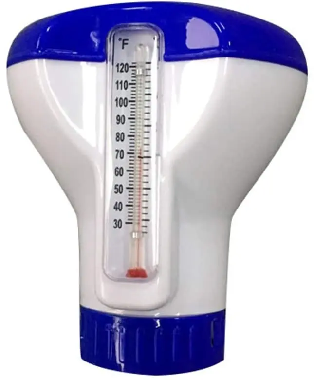 BONNY Floating Pool Chemical Chlorine Dispenser  With Built-In Thermometer