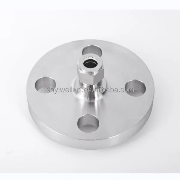 NAI-LOK Stainless Steel 316 ANSI Flange Adapter 3/4 Inch Double Ferrules Compression Tube Fitting x 300LB 2' Flange