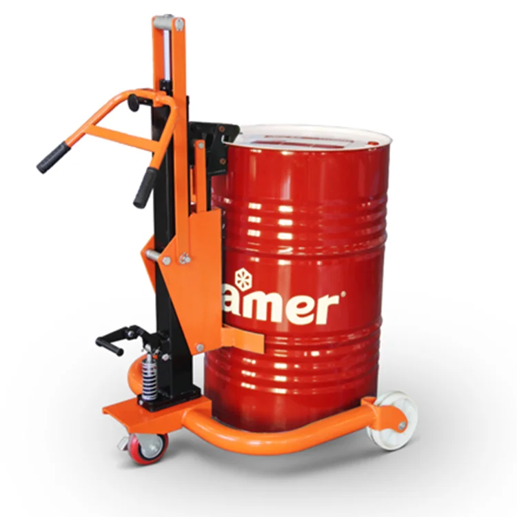 300kg Oil Drum Stacker Hand Hydraulic drum truck