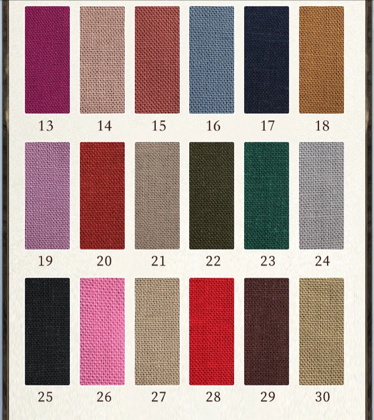 wholesale plain dyed soft viscose linen dress blended fabric 180gsm