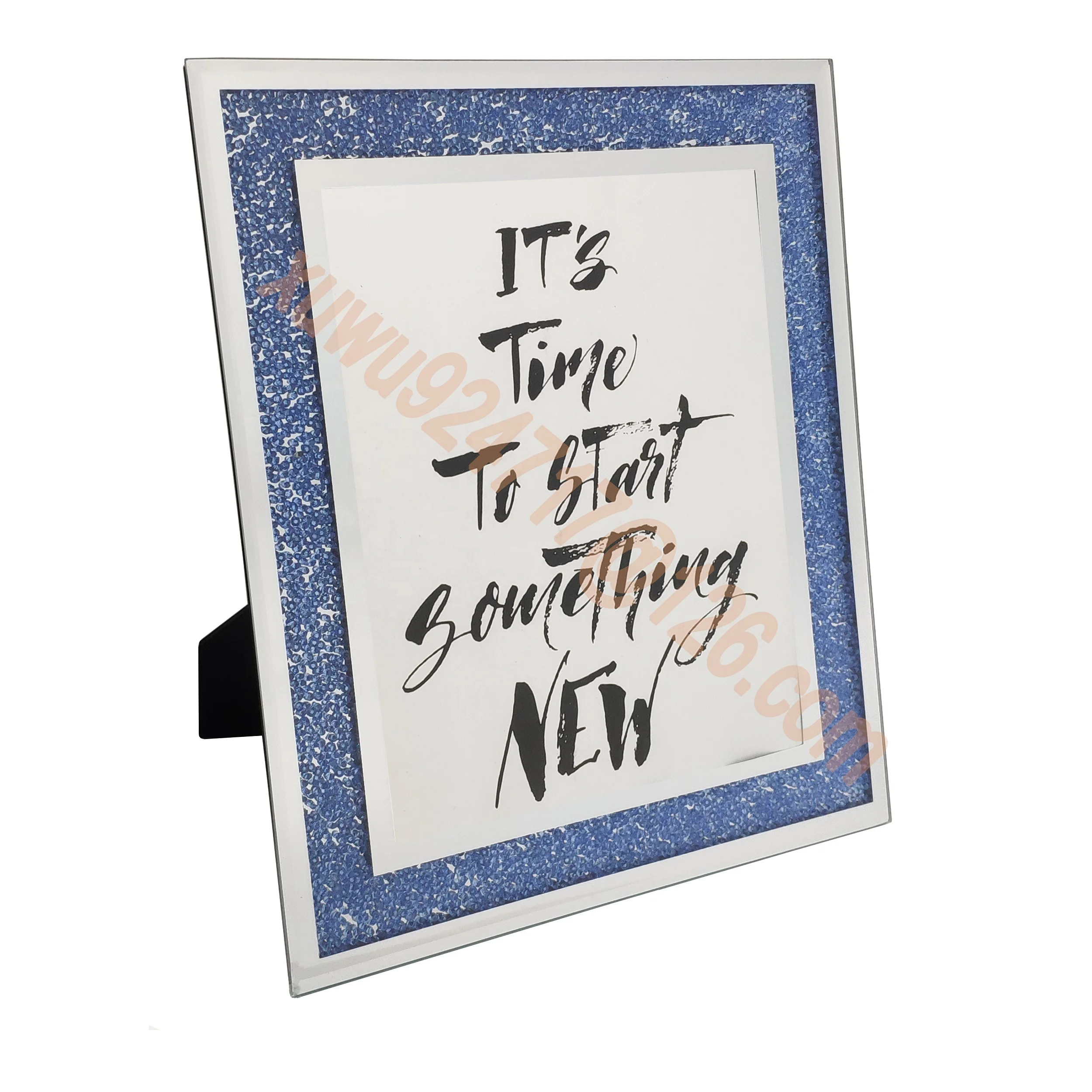 Luxury Colorful Crystals Photo Frame Glass Crystals Diamond Picture Frame Europe Style Glass Photo Frame