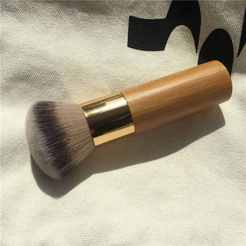 The Buffer Airbrush Finish Bamboo Foundation Makeup Brush Dense Synthetic Hair Flawlessly Beauty Cosmetic Brush Tool