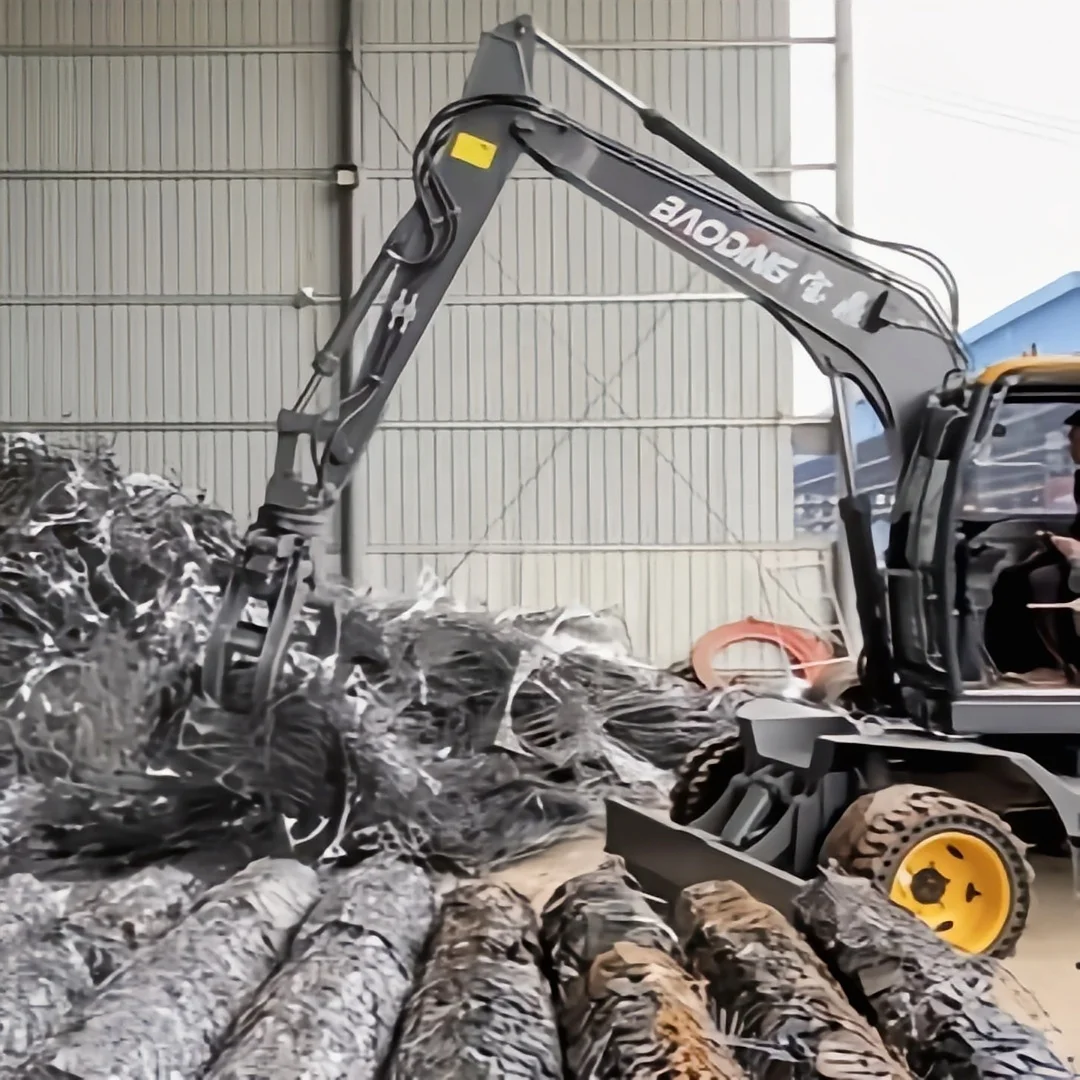 New Scrap Material Handlers Metal Scrap Grab Excavator Handle Scrap Material Handling Excavators