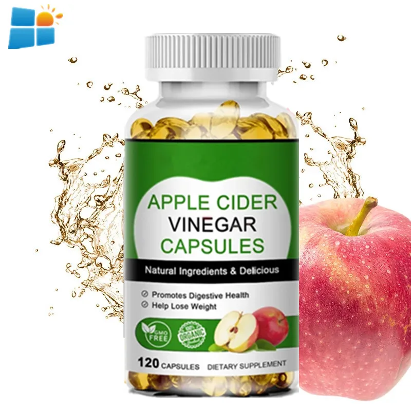 OEM/ODM/OBM Apple Cider Vinegar Slimming Capsules With Mother Weight Loss Fat Burner Slimming Capsules Appetite Suppressant
