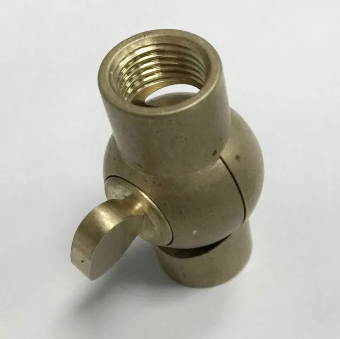 Brass 10mm  ball joint for lights universal joint for lamp