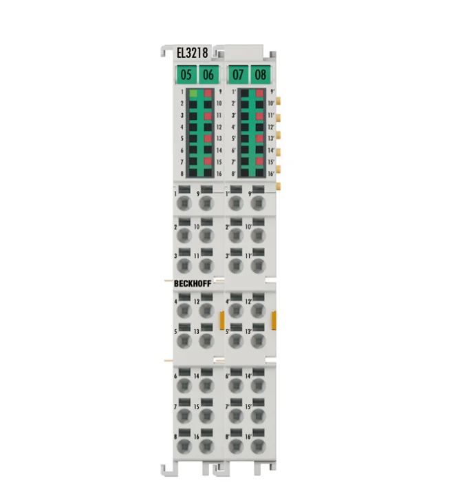 Beckhoff EL3218 | I/O EtherCAT терминал, 8-канальный аналоговый вход