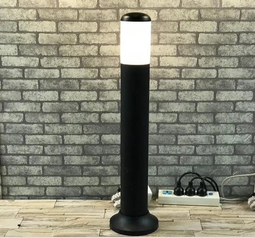 PL5001 50CM 12W 18W Led Lawn Pathyway  Waterproof IP54 Post Light modern Bollard Lighting Outdoor Bollard Garden Lights