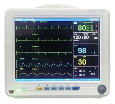 12.1inch PDJ-3000 Patient Monitor SPO 2 NIBP TEMP ECG  RESP PR