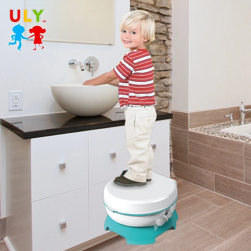 Kids Portable Eco-friendly Detachable toilet  seat child toilet kids baby potty training seat chair with Music blanket