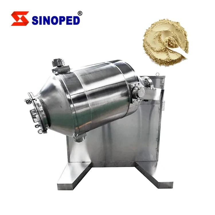 Automatic Chemical 3d mixing machine 3d powder mixer lab dry powder blender tumbler three-dimensional mixer