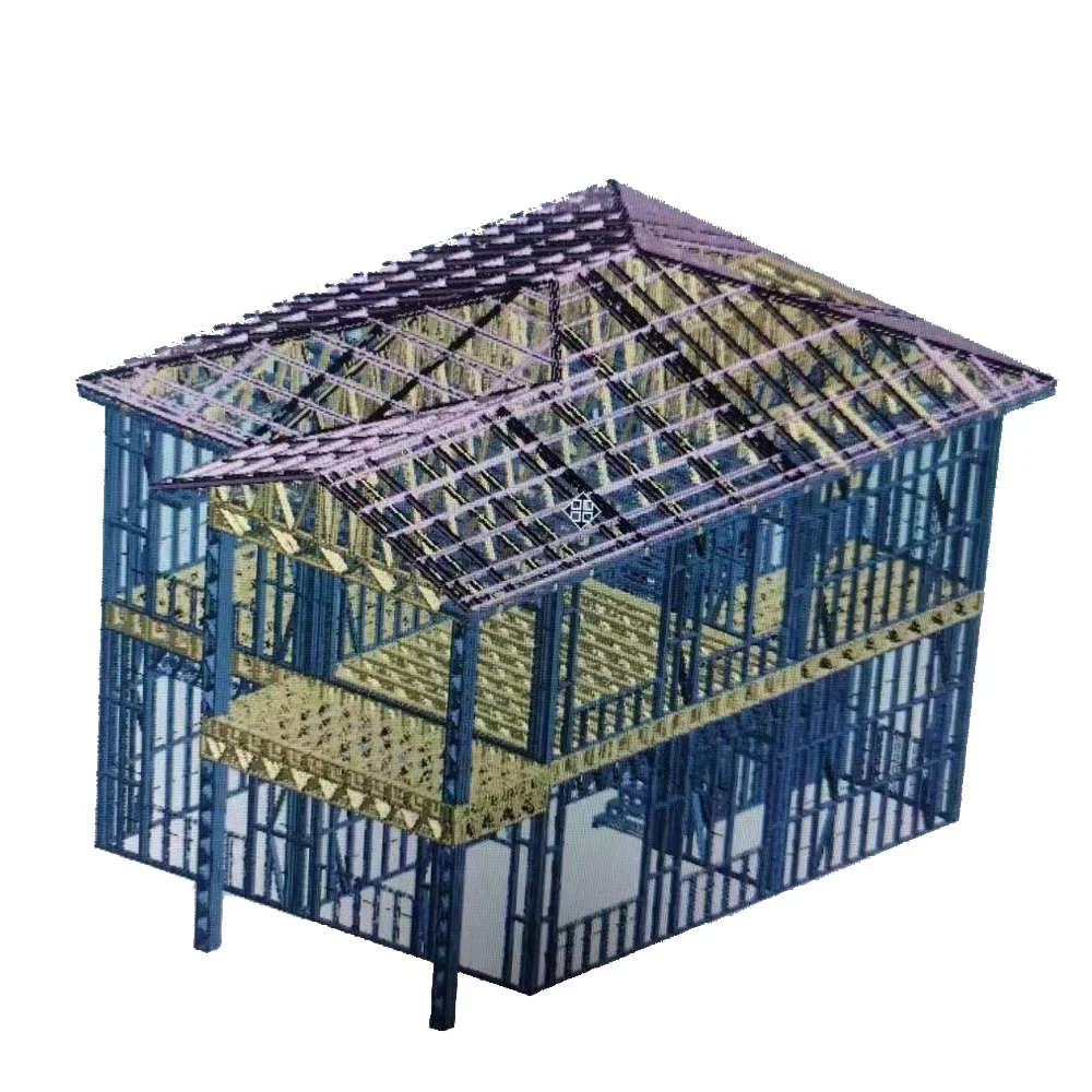 Large Prefab Villas Fashion Prefab Villa With Pool Modern Prefab House Villa with 2D and 3D design