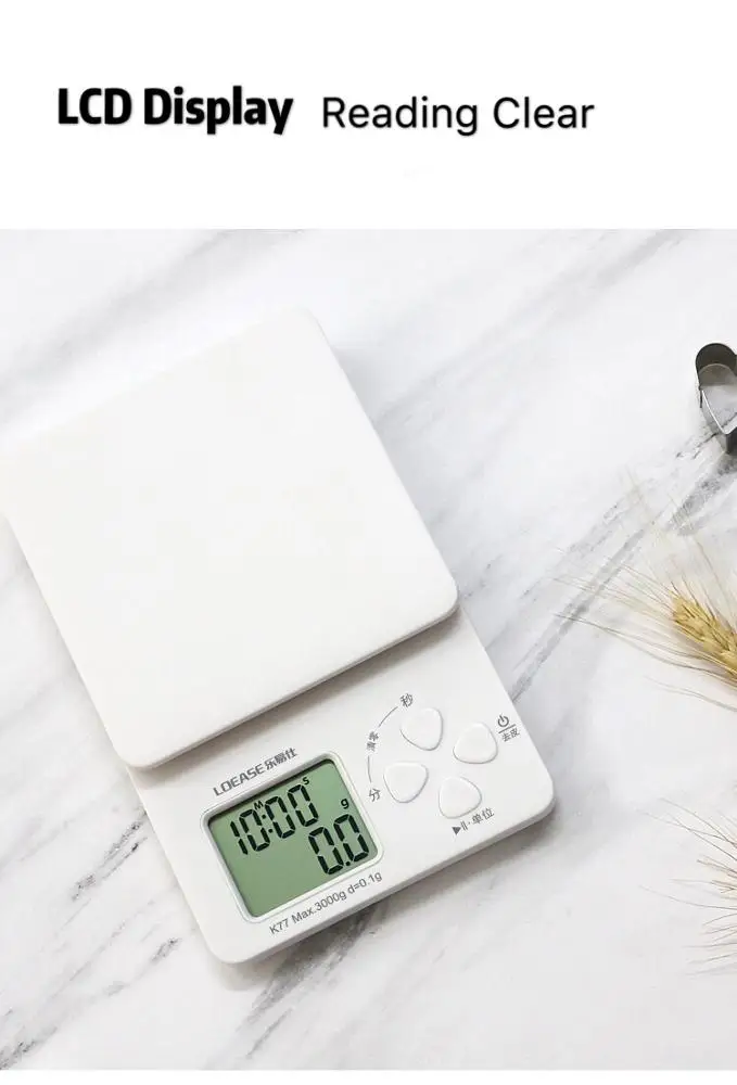 Digital Kitchen Scale with 5KG, Mini Multifunction Digital Scale with Measuring