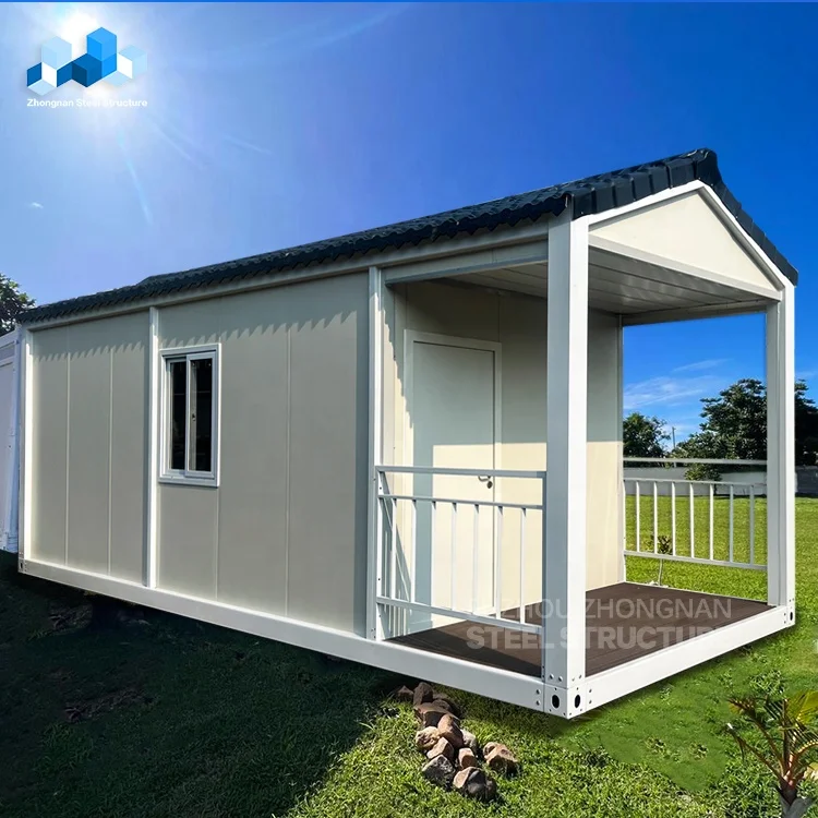 Zhongnan Detachable Custom flat pack house panelready home cheap tiny house modular portable prefabricated container houses