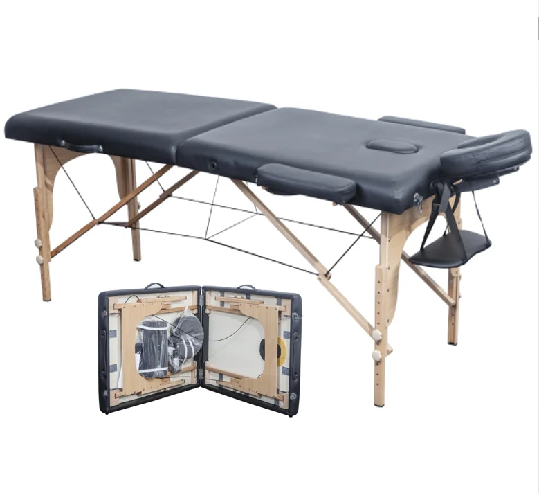 Camilla Para Masaje Plegable 2 секции складная переносная деревянная массажная кровать Cama
