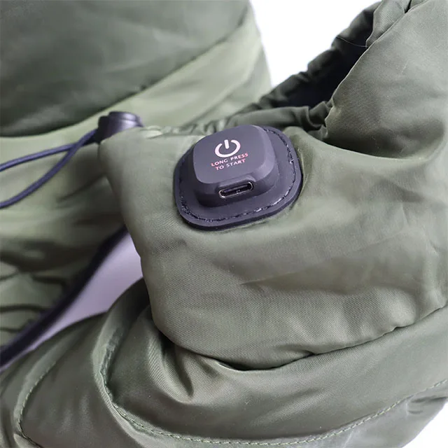 Far Infrared Carbon Fiber Heated Foot Warmer outdoor use Heat Shoe rechargeable battery Boots Slipper Electric Heated Shoes