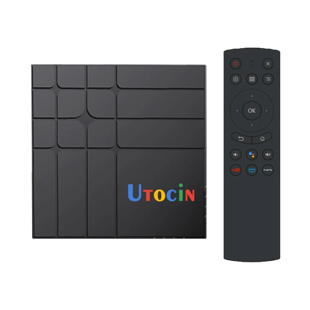 OEM Brand Google Certified ATV TV Box Internet Video player Home Utocin S12 with 16GB 2.4G/5G Dual Wifi & BT4.2 Set Top Box