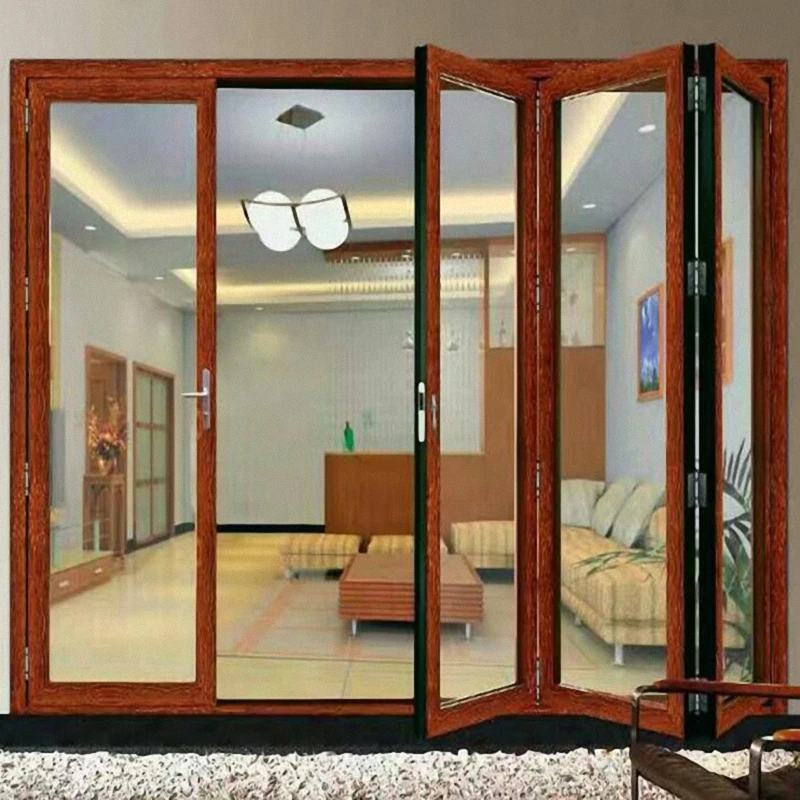 
Good price accordion folding door hot sales aluminium folding door for villa 