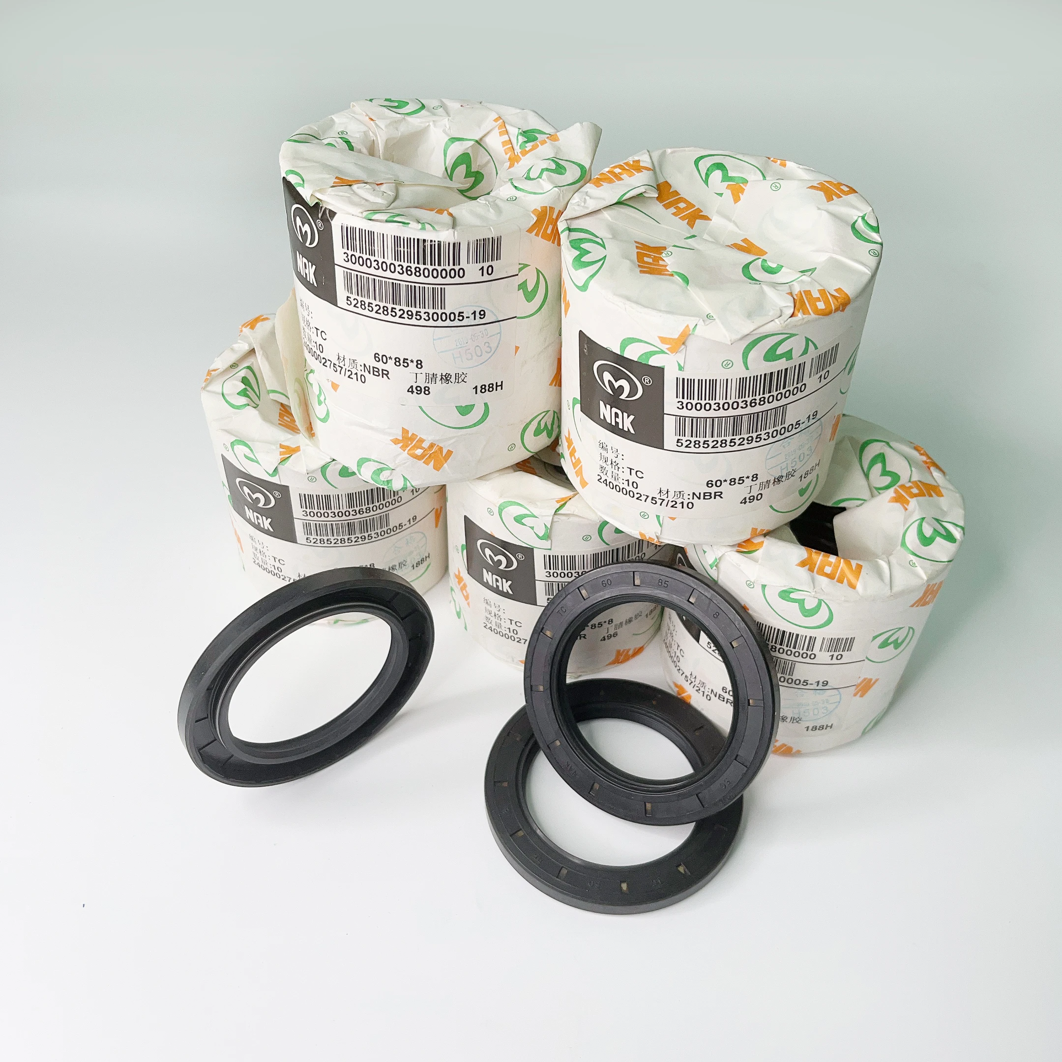 NAK Crankshaft Oil Seal BH3732 105*135*14.7mm ACM For 6BD1/6BG1 Rebuild Seal TTO DZ Sealing Ring