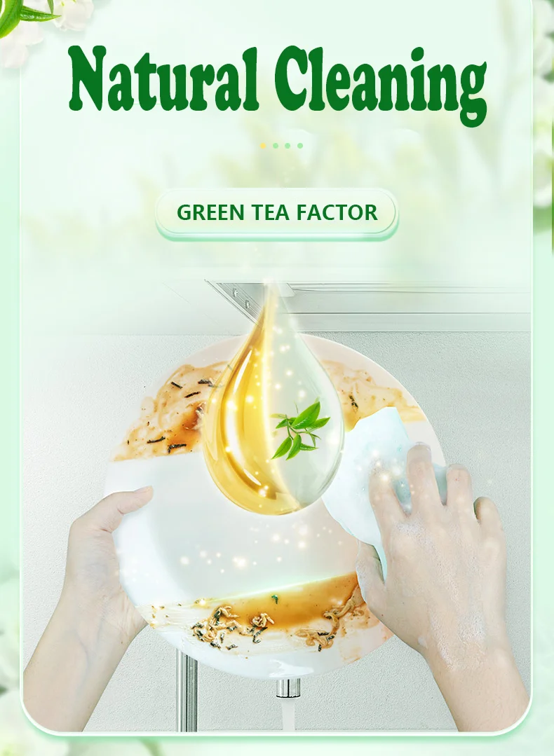 Factory Supplier Powerful Cleaning Product High Quality Eco Friendly Chemical Formula 1.5L  Dishwashing Liquid Soap