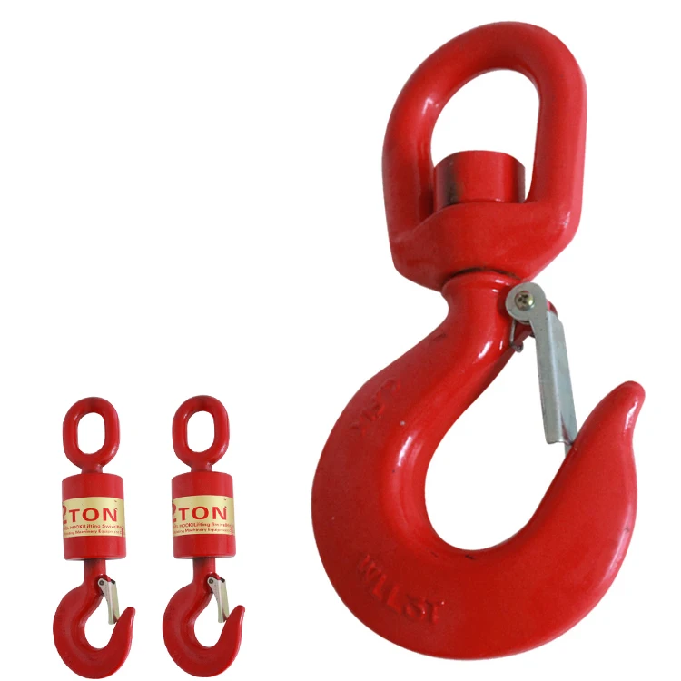 Baot Drop Forge Alloy Steel G80 Crane Eye 5ton Lifting Swivel Safety Hook