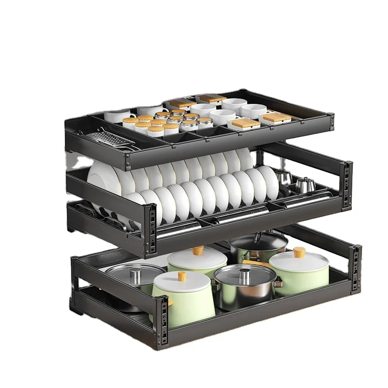 New fund kitchen ambry pulls basket big space to receive wear space pulls drawer