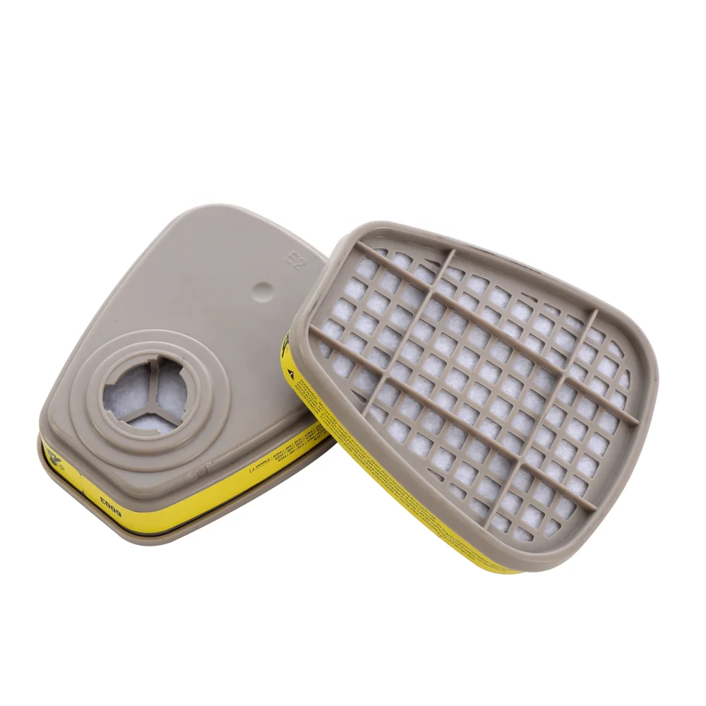 6003 organic gas organic vapor filter element activated carbon carbon granule filter for gas mask 6200 7502 8500