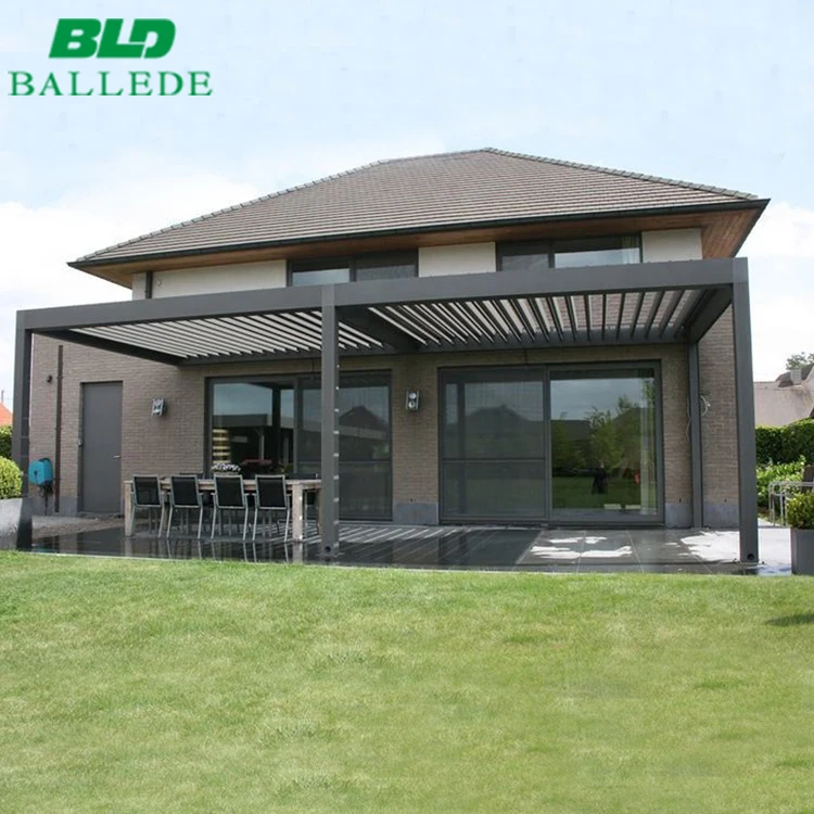
Waterproof free-standing pergola outdoor aluminum furniture for garden 