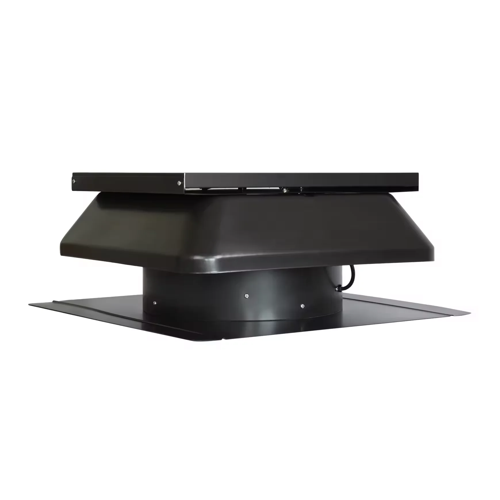 With 60W Solar Panel Industrial Roof Attic Axial Exhaust Fan Waterproof DC Solar Energy Ventilation Kit Roof Vent Fan