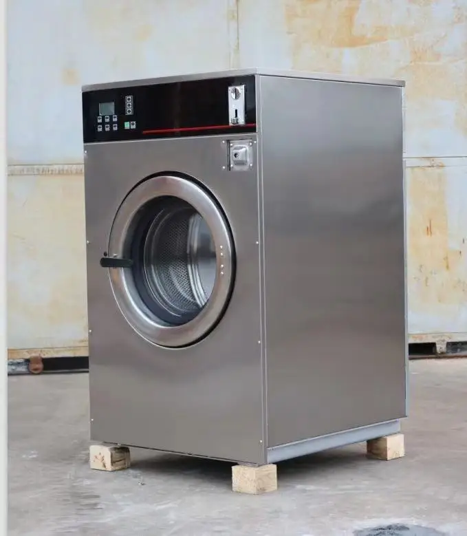 India 2022 New Style Heavy Duty Large Automatic Washing Machine For Laundry Shop With Cylinder Disinfection