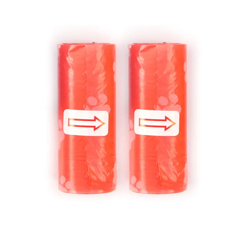 Clean Dog Litter Bag Pet Print Footprints Pet Litter Bag Scented Premium Dog Poop Bags