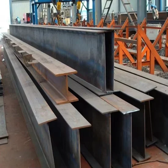 Hot Rolled H Beams JIS/ASTM Standard Carbon Steel Q235/Q345 Grades for Construction Welding Cutting Bending
