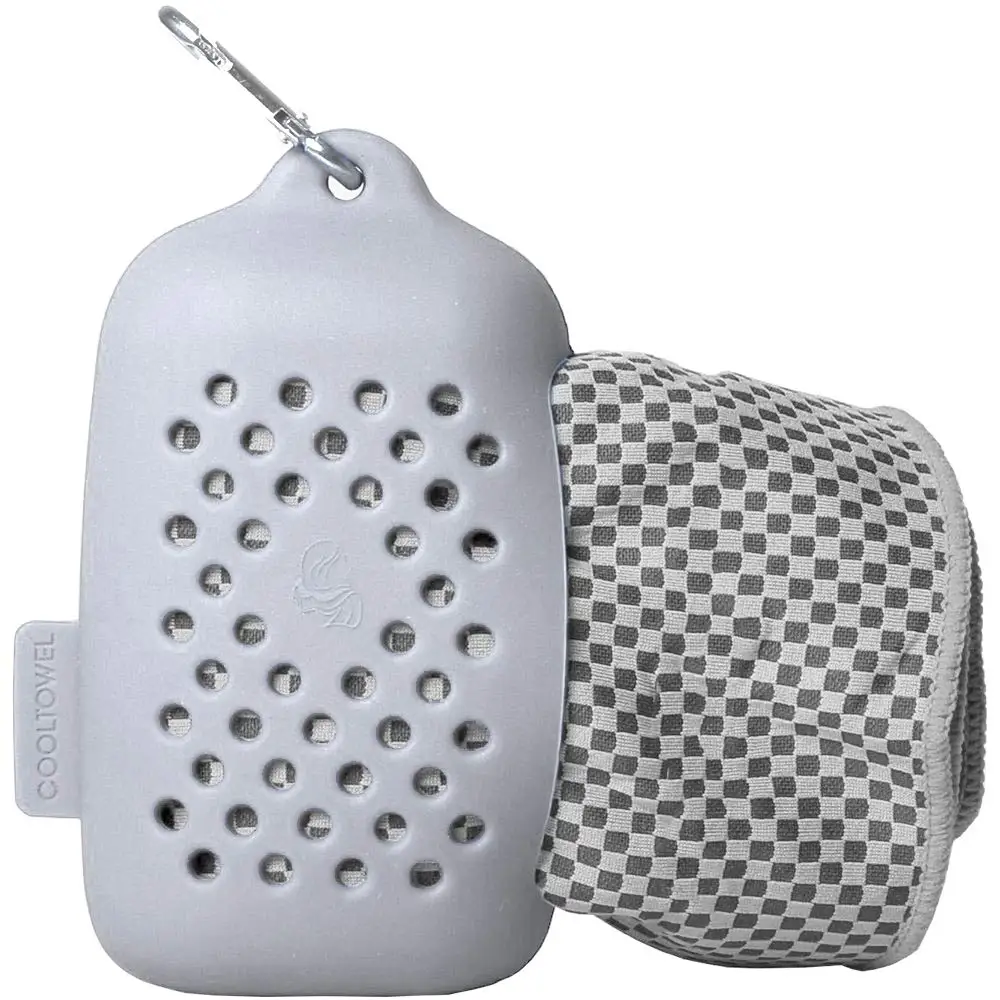 
Cold feeling micro fibre ice instant chill pal sports cooling towel silicone bag 