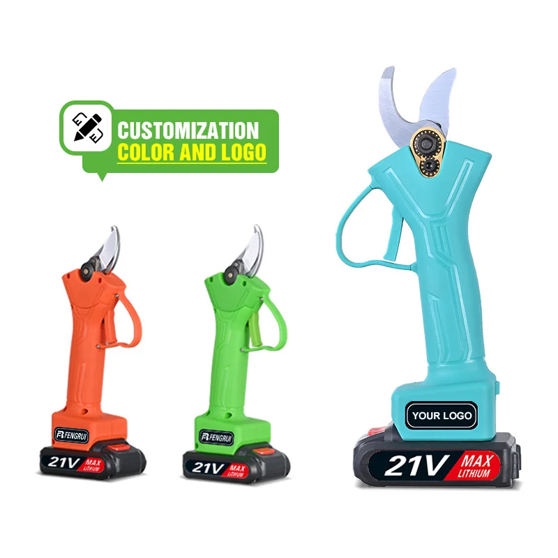 30MM 1300mAH Lithium Battery Cordless Electric Pruning Shears