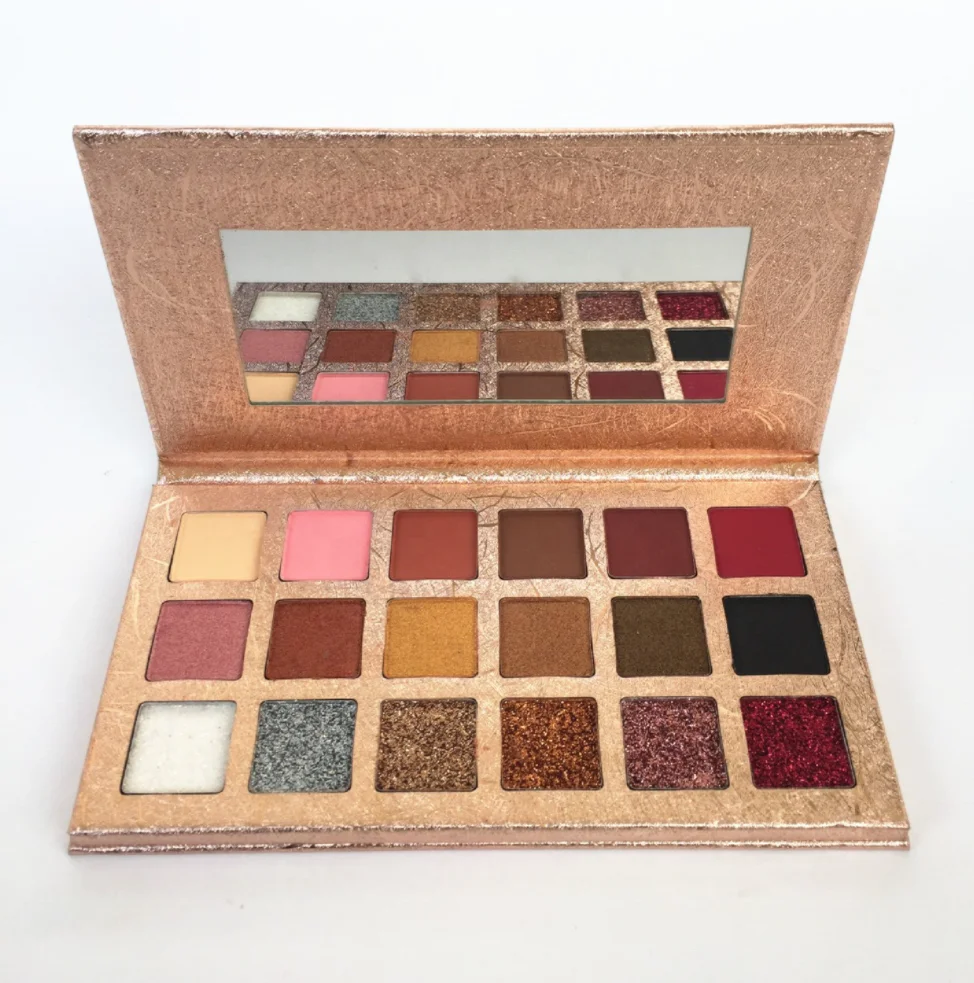 Wholesale Makeup Eyeshadow Palette Mineral Eyeshadow Palette Double 18 Color Cosmetic Eye Shadow Pallets