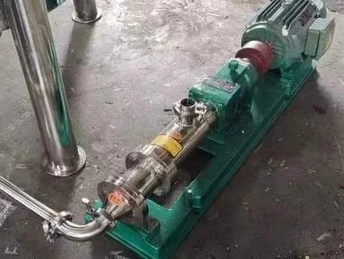 Factory Direct Sales Fixed Rotor Screw Pump Food Grade Chemical Industry Screw Pump