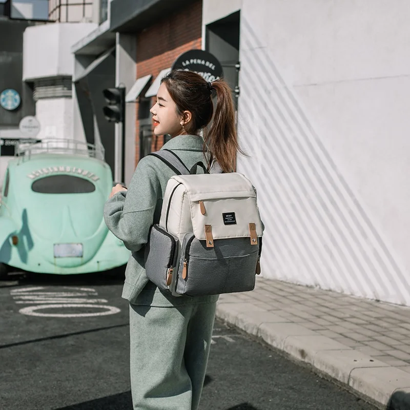 Индивидуальная Детская сумка, большая Улучшенная Холщовая Сумка для подгузников, рюкзак для мамы