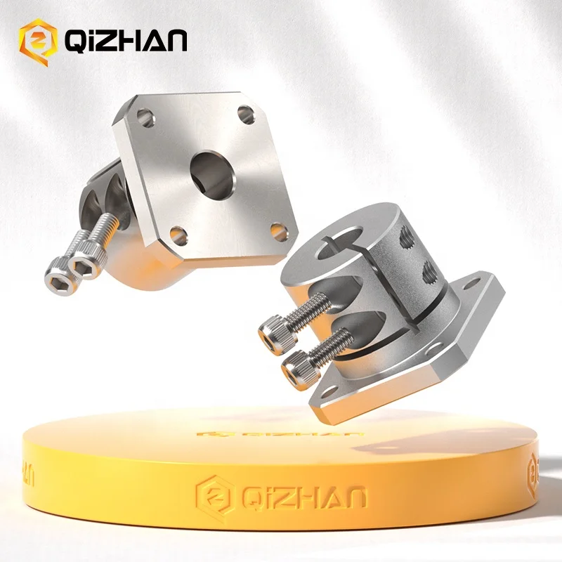 Factory Outlet Round Square Compact Flanged Mount Type Cast with Slit Shaft Supports Linear Motion Automation Components