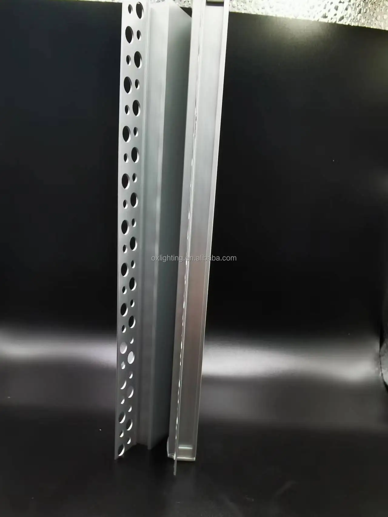 Gypsum Plasterboard Plaster Led Channels Housing Round Perfiles Led Perfil Aluminio Led Extrusion Plaster In Led Profile