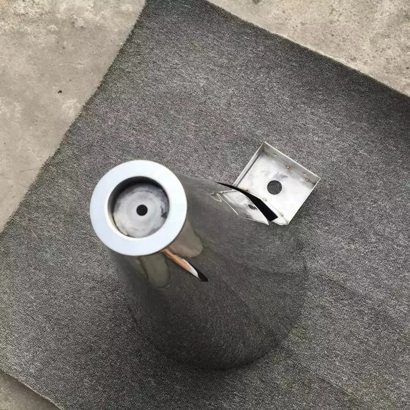 Free Standing  Cone Shaped Stainless Steel Washbasin Sinks