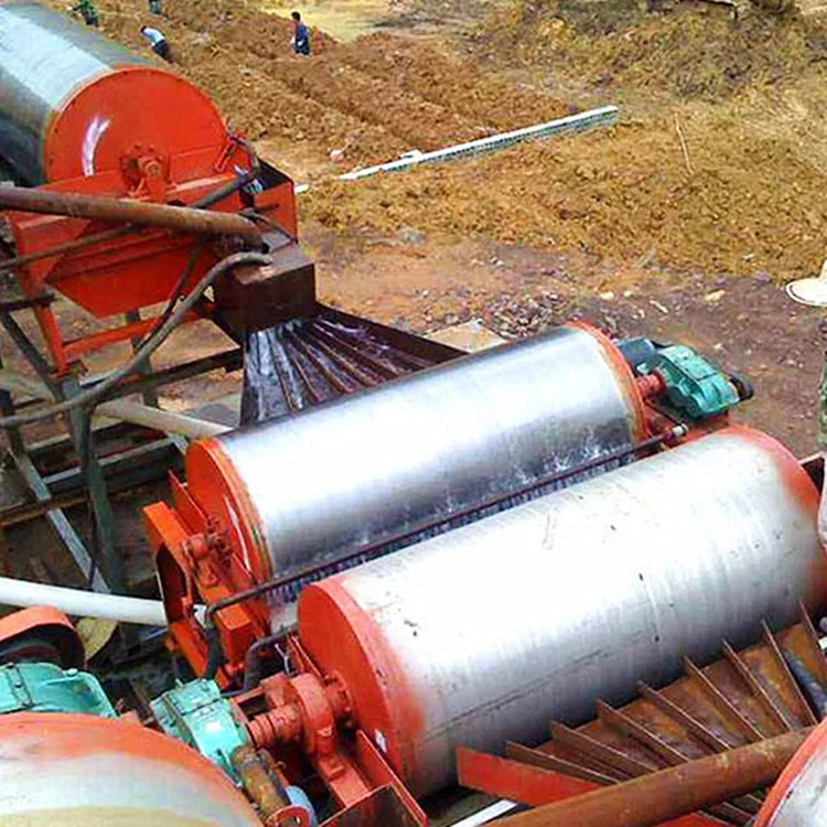 Gold Processing Iron Sand Magnetite Ore Wet Magnetic Separator Machine Price