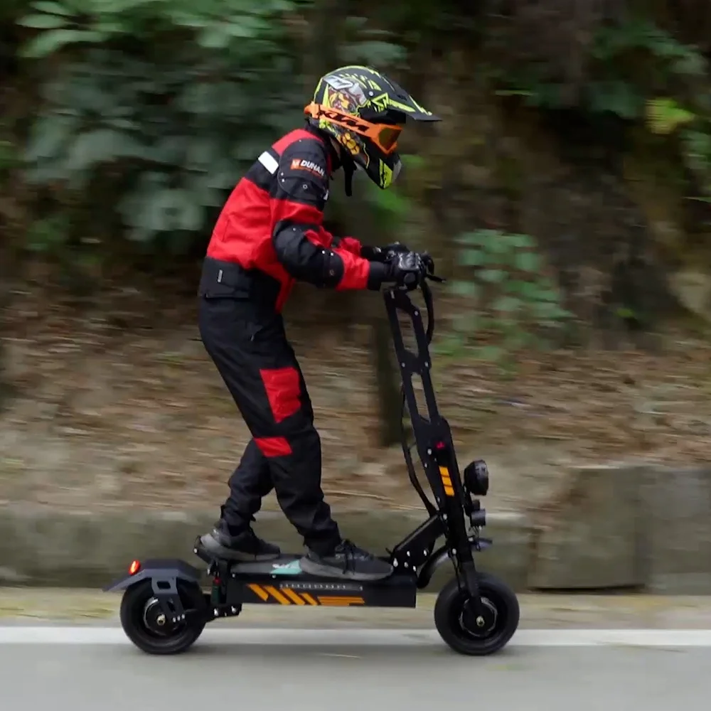 EU US Warehouse  Dual Motor Off Road Electric Scooter 11 Inch 6000w  60v 30ah Folding Long Range Adult for Outdoor Sport