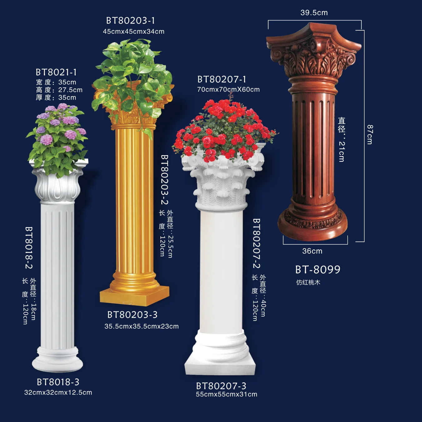 Оптовая продажа, пенополиуретановая колонна roma, декоративная пластиковая колонна, колонна, форма для украшения дома