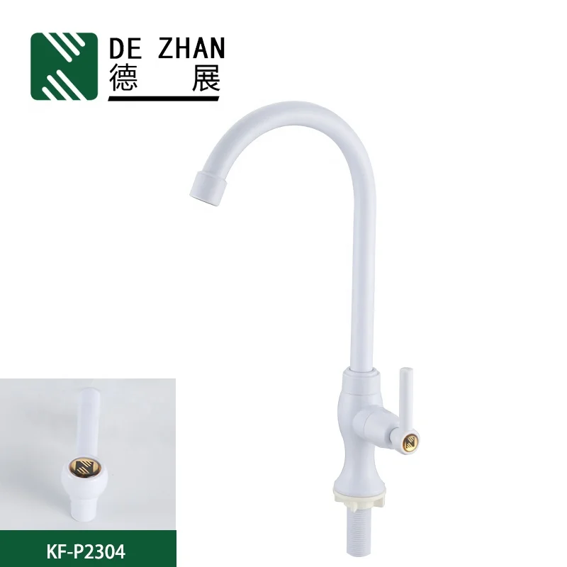 
Hot Selling Plastic Faucet Cold Water Wall Mounted Kitchen Faucet Tap 