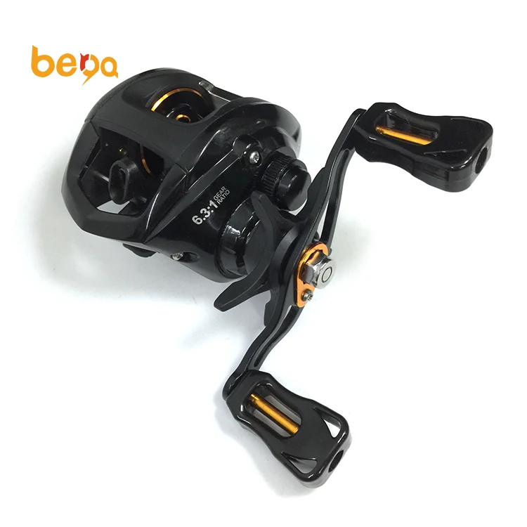 Black 12+1BB Special Offer Cheap Chinese Wholesale Murah Low Profile Fishing Reel Baitcasting Bait Casting Reel 6.3:1