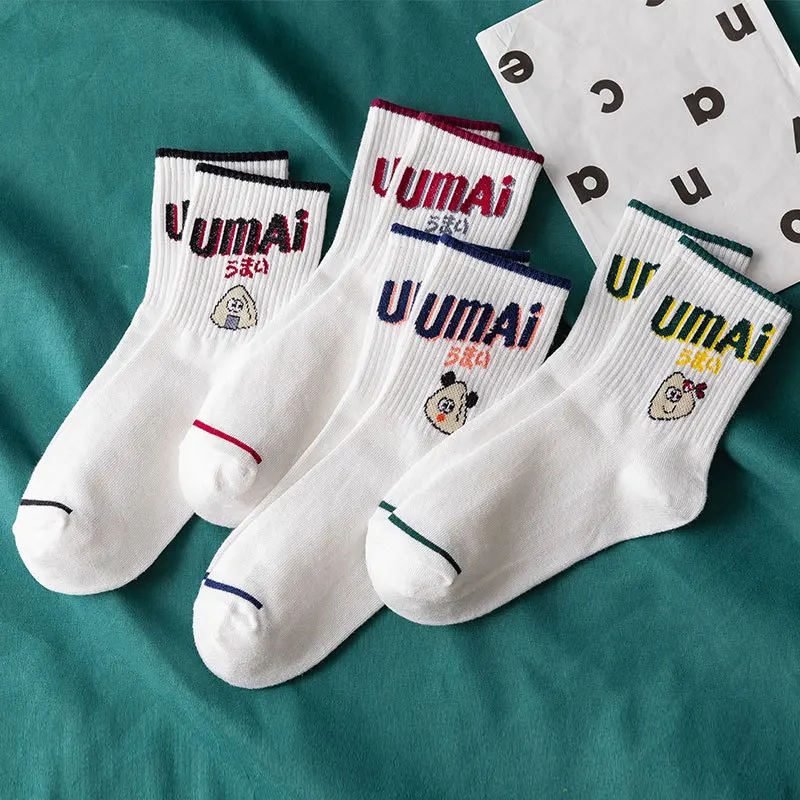 Breathable Corap Harajuku Socks High Quality Fashionable Casual Custom Logo Socks Men Knitted Funny Socks Outdoor Sports